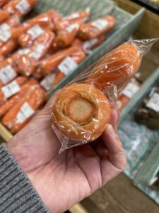 茎が太くて甘そうなにんじん!